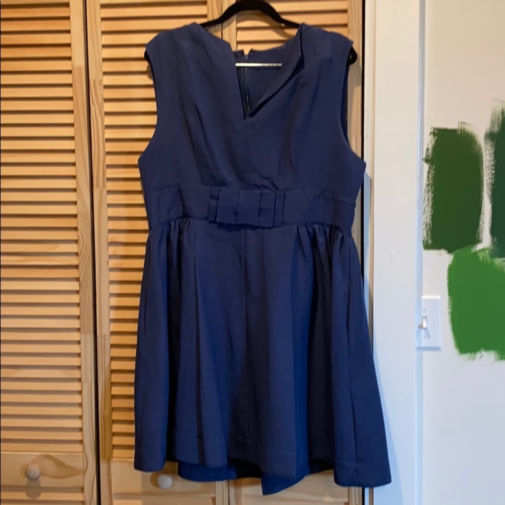 Trashy Diva Bitsy Belle Navy Ribbed Rayon US 20
